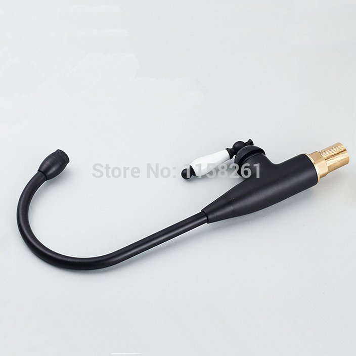 kitchen faucets black bathroom faucet for basin single handle single cold tap for sink mixers sy-051r