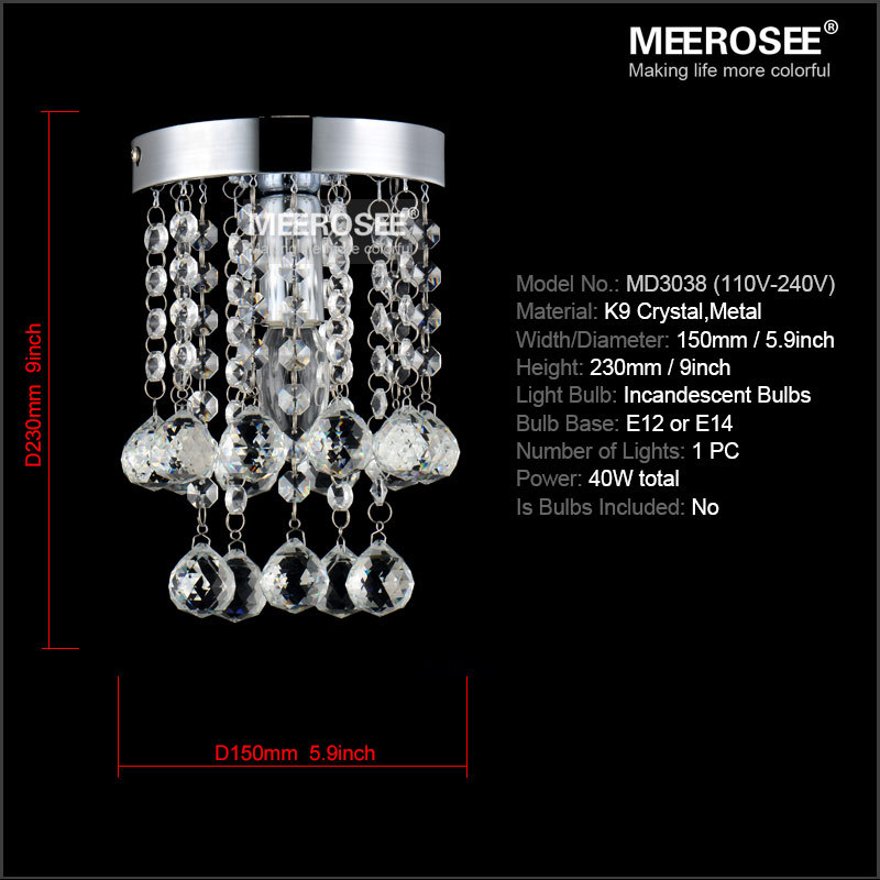 modern crystal light ceiling lustres de sala meerosee lighting chrome or gold crystal lamp brazil d150mm h230mm