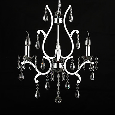 110v-220v chandeliers led crystal chandelier lamps with 3 lights in metal, lustres de crystal,lustre de cristal