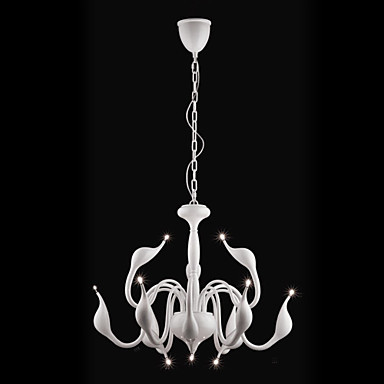 110v-220v swan red led modern chandelier lamp home chandeliers lighting, lustres de crystal,lustre de cristal