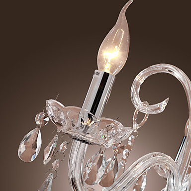 ac110v-220v modern led crystal chandelier lamps with 3 lights, lustre de crystal,lustres de cristal