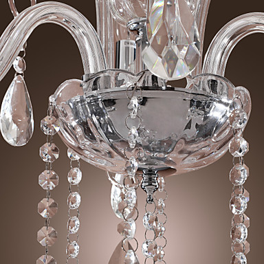ac110v-220v modern led crystal chandelier lamps with 3 lights, lustre de crystal,lustres de cristal