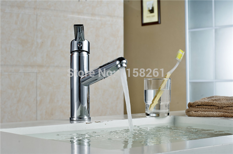 copper chrome waterfall bathroom faucet bathroom basin and cold mixer tap brass lavatory tap 518