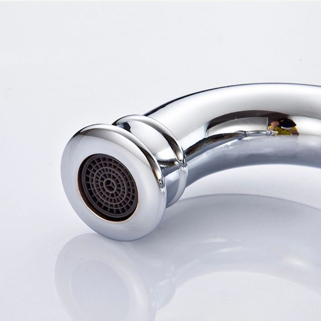 new arrival bathroom faucet ceramic chrome plated brass basin sink faucet single handle water mixer taps m-14l
