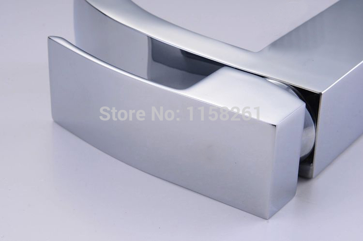 whole and retail promotion deck mounted chrome brass square bathroom basin faucet vanity sinkmixer tap hj-8068