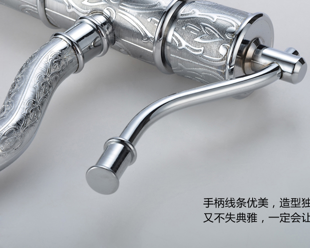 whole/retail bathroom basin waterfall faucet deck mounted single handle mixer vessel sink mixer tap 6600a