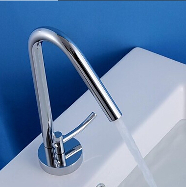 bathroom basin mixer tap in chrome finish waterfall faucet for bathroom