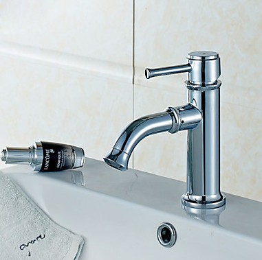 copper chrome wash basin faucet bend spout design bathroom toilet single lever handle sink water tap mixer