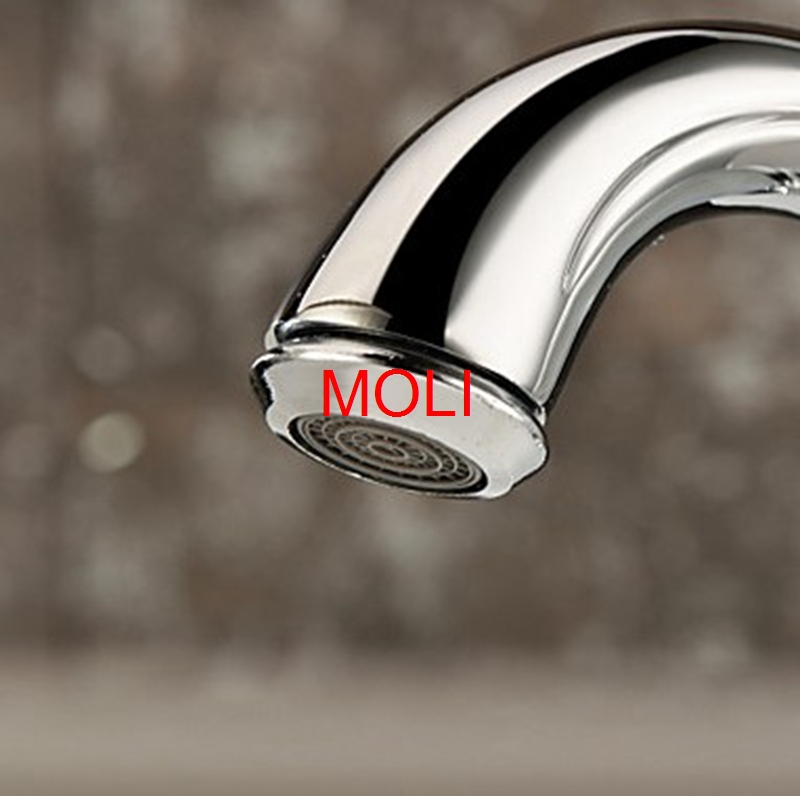 soild brass chrome finish bathroom faucet contemporary teapot shape design sink basin faucets