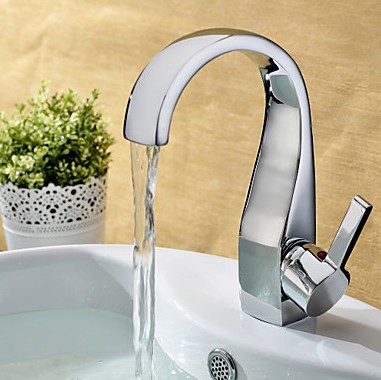 vessel sink faucet bathroom faucet basin mixer tap chromed brass for basin of bathroom