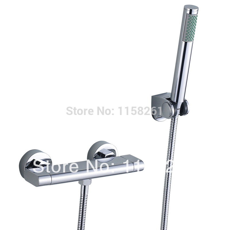 whole and retail promotion wall mounted bath tub faucet with high pressure hand shower shower faucet set 6082