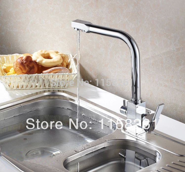 new purify water function chrome finish faucet revolve kitchen sink mixer tap faucet cozinha torneira hj-0178