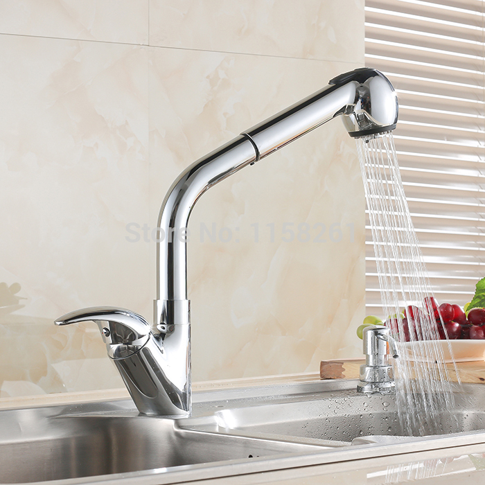withdrawing all copper basin faucet and cold stretch retractable nozzle shampoo basin washbasin faucet al-5302l