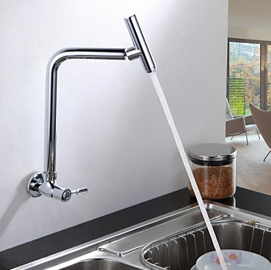 wall mounted cold kitchen faucet with swivel spout drinking water faucet