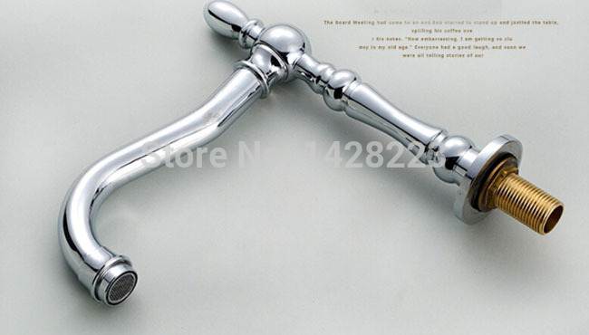 classic elegant dual handles bathroom sink basin faucet deck mounted brass and cold water mixer taps