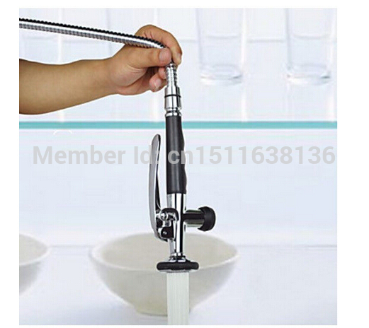 contemporary new designed chrome brass kitchen faucet vessel sink mixer tap deck mounted