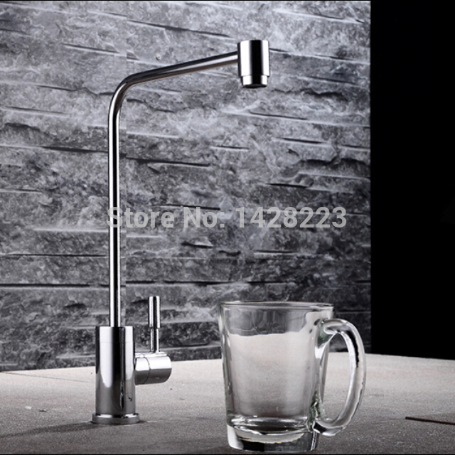 high end chrome finished brass bathroom pure water faucet deck mounted single handle basin faucet