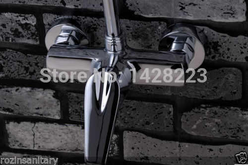 wall mounted single handle kitchen sink faucet chrome finished and cold water kitchen mixer taps