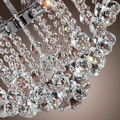 110v-220v luxuriant modern led crystal chandelier with 5 lights, lustres de crystal,lustre de cristais