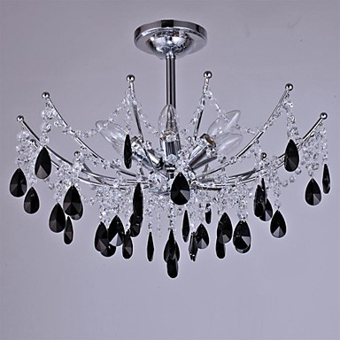 110v-220v steel plating chandelier led modern crystal chandeliers lamps, lustres de crystal,lustre de cristais
