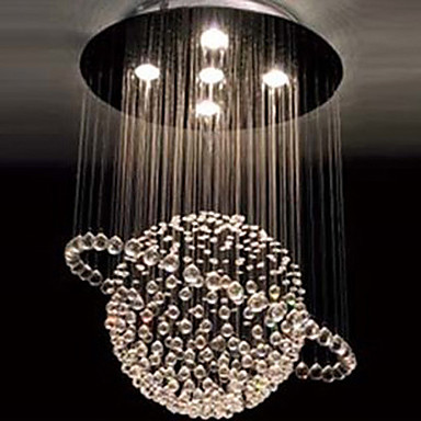 ac110v-220v led modern crystal 5 light ceiling chandelier , lustres de cristal,lustre de crystal