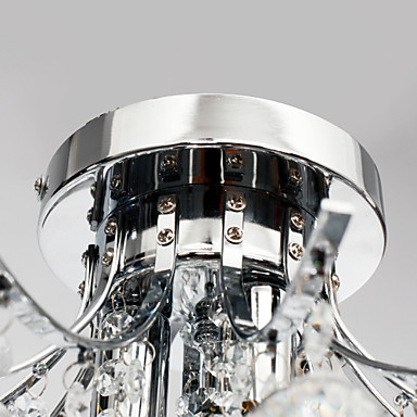 ac110v-220v led modern crystal chandelier ceiling lamp with 3 lights, lustres de cristal,lustre de crystal