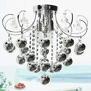 ac110v-220v modern crystal led ceiling chandelier lamp with3 lights, lustre de crystal,lustres de cristal