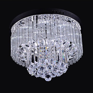 led crystal ceiling light with 12 lights for bedroom living room lamp home lighting lustres de sala teto