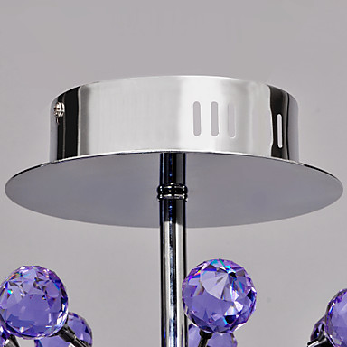 luminaire k9 modern crystal ceiling light lamp with 6 lights for bedroom living room lustres de sala cristal