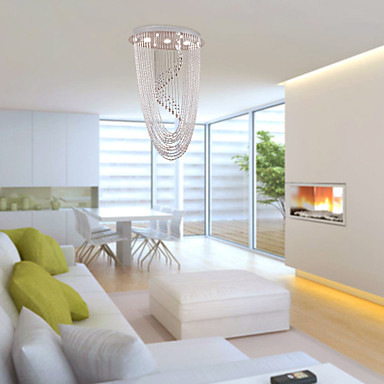 luminarias modern led crystal ceiling light lamp with 3 lights for living room lustres de sala cristal