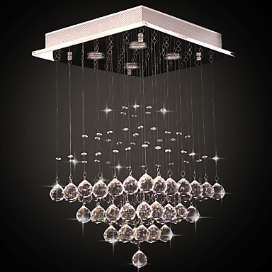lustres de sala, modern led crystal ceiling lamp light with 5 lights for living room lustre de cristal