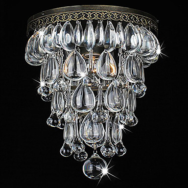 lustres de sala, modern led crystal ceiling lamp lights with 1 light for living room lighting lustre de cristal