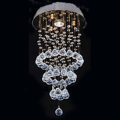 lustres, modern led crystal ceiling lamp lights with 1 light for living room bedroom lighting lustre de cristal