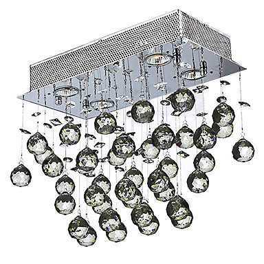 modern led crystal ceiling lamp with 4 lights for living room lightng fixtures,luminairas lamparas techo lustres de sala teto