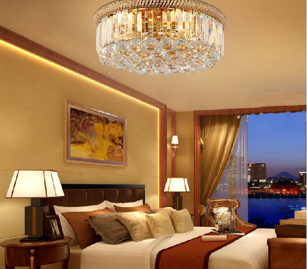 40cm diameter luxury ceiling bedroom crystal light led lighting crystal lamp luxury modern style fashion lighting ceiling light