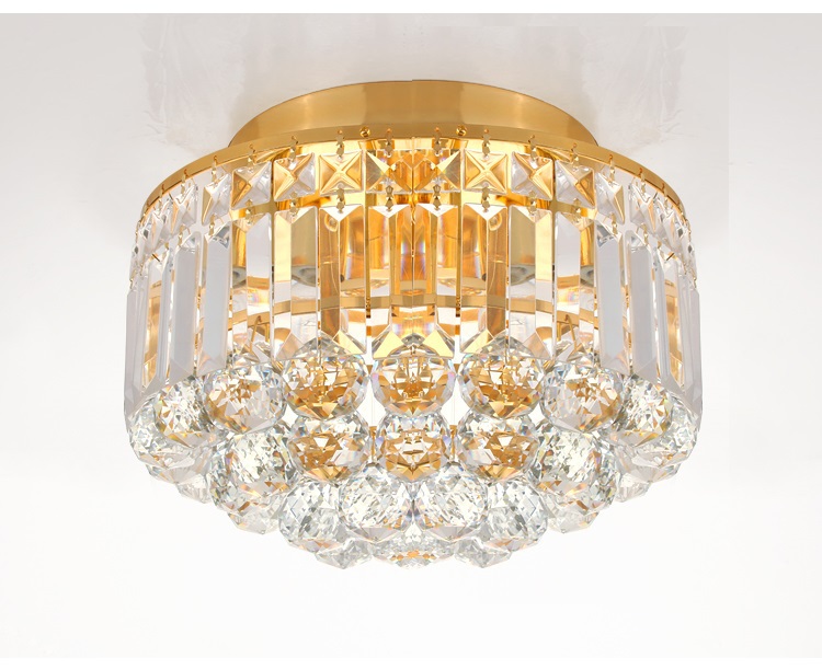 led gold modern ceiling light crystal k9 31cm ceiling lamp modern ceiling gold fashion circle ceiling light crystal lights