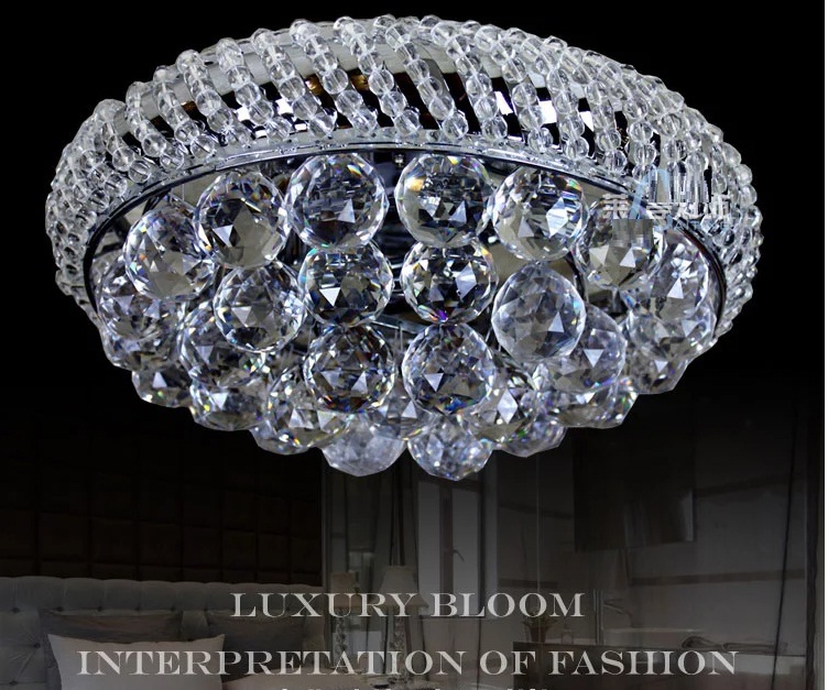 luxury crystal ceiling lamp bed room ceiling lights aisle lights crystal modern ceiling lights 45 cm ( 17.8 inch ) diameter