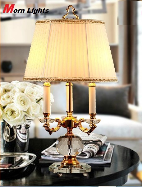luxury modern crystal table lamps brief bedroom bedside lamp crystal table lamp crystal abajur