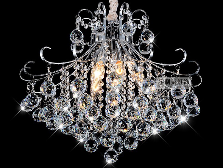 ac110v-220v chandeliers modern crystal led chandelier lamps with 6 lights, lustre de crystal,lustres de cristal
