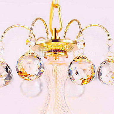 ac110v-220v european-style gold glass modern crystal led chandelier lamps, lustre de crystal,lustres de cristal