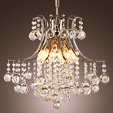 ac110v-220v home chandeliers led modern crystal chandelier with 6 lights, lustre de crystal,lustres de cristal