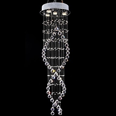 k9 modern led crystal pendant light lamp with 4 lights for dining room lighting,lustres de cristal sala teto