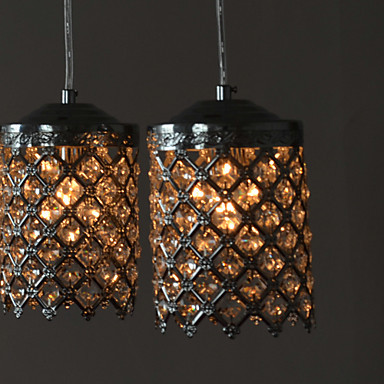 led modern crystal pendant light lamp with 3 lights in crown shape, lustres e pendentes ,lustre de cristal