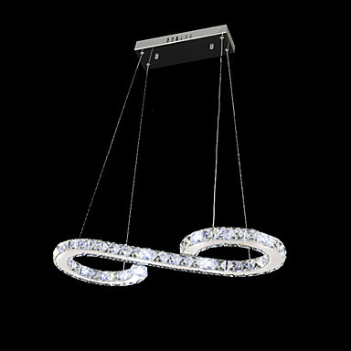luminaire led modern crystal pendant lights lamp light, lustres e pendentes de cristal minimalist plating