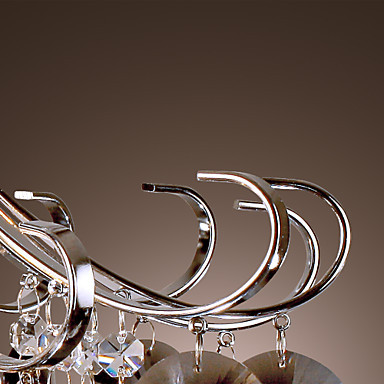 luminaire lighting led modern crystal pendant light lamp with 4 lights , lustres e pendentes ,lustre de cristal