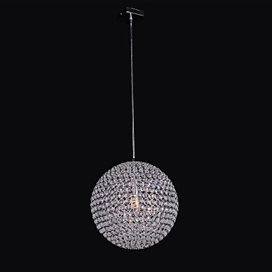 simple spherical metal frame k9 crystal chandelier led modern lights lamp light