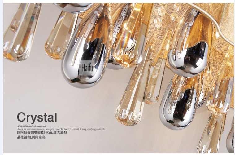 vintage chandelier european luxury modern lighting led k9 rectangular modern crystal chandelier for dinning room lights lamp