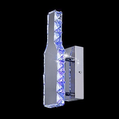 bottle shaped simple modern led wall light lamp crystal wall sconce arandelas wandlamp