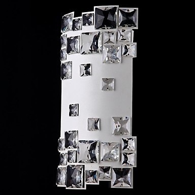 lustre, modern crystal led wall lamp light with 2 lights for bedroom living room home lighting wall sconce