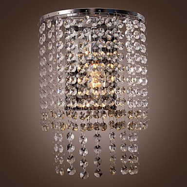modern crystal led wall lamp lights for bed living room home lighting ,led wall sconce